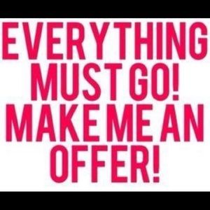 Winter closet clean out sale! Make me an offer!